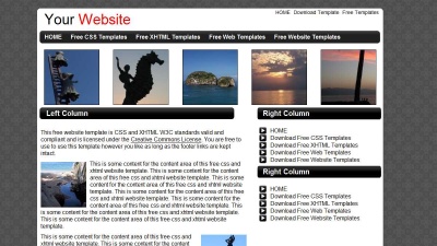free css xhtml template #21
