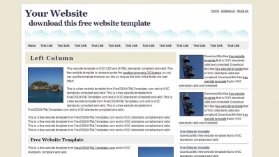 free css xhtml template #30