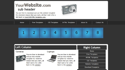 free css xhtml template #3